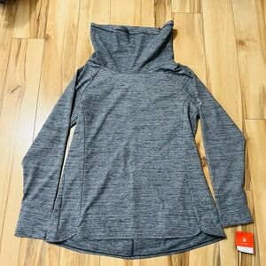 Spyder Women's Sz XL Solitude Funnel Neck Top Active Long Sleeve Reflective Back